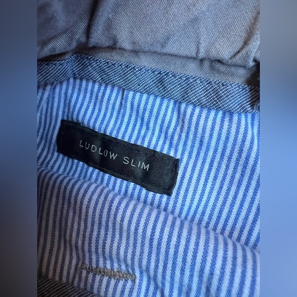 J. Crew Black and cream Flat Front Shorts Casual Style - Picture 3 of 7